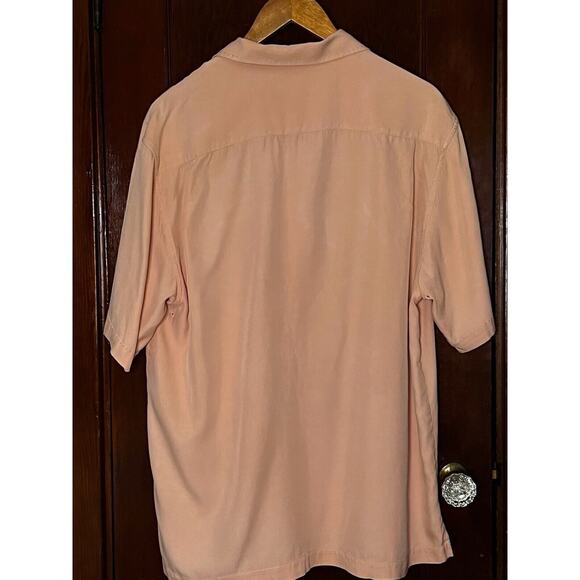 LOT OF 4 NAT NAST CAMP SHIRTS 1 LINEN 3 SILK FLAWS BLUE PINK BEIGE SIZE M - Picture 10 of 13